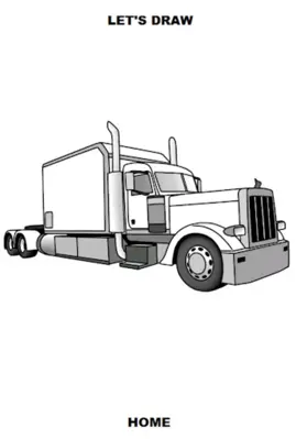 Draw Semi Trucks android App screenshot 0