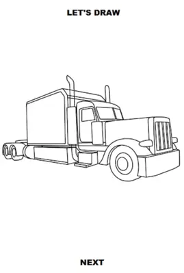 Draw Semi Trucks android App screenshot 1