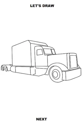 Draw Semi Trucks android App screenshot 2